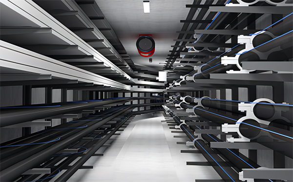 地下綜合管廊監(jiān)測(cè)系統(tǒng)，守護(hù)城市“主動(dòng)脈”(圖1)