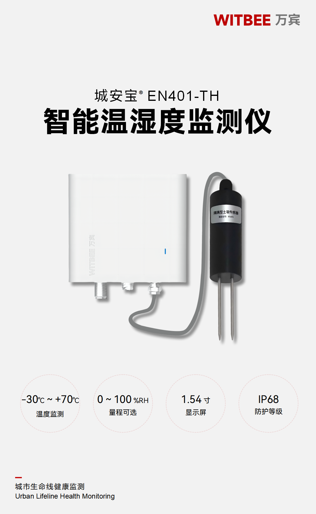 智能溫濕度監測儀 EN401-TH(圖1) 智能溫濕度監測儀 EN401-TH(圖1)