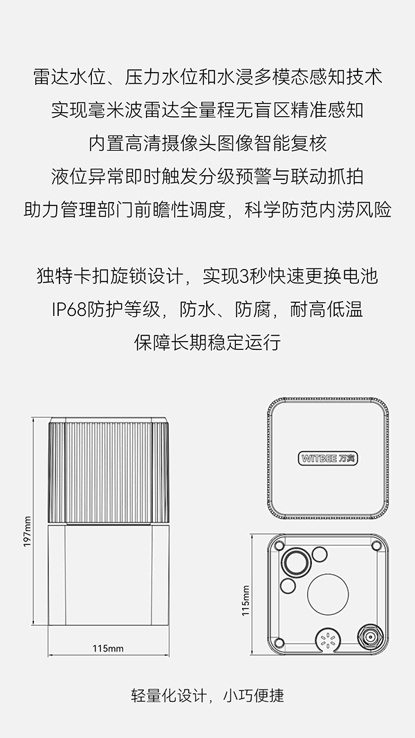 雷達水位觀測儀｜雷達水位+圖像拍照融合感知，全能哨兵無盲區守護(圖2)